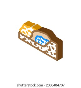vector de icono isométrico de eliminación de elementos no utilizados. signo de eliminación de basura. ilustración de símbolo aislado