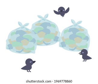 Garbage dump.Vector illustration that is easy to edit.