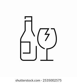 Müllglas-Symbol, Vektorsymbol