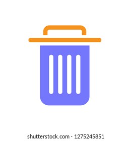 Garbage icon. Bright web series.