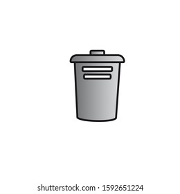 Garbage icon design template EPS 10