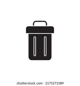 diseño de estilo de glifo de icono de elementos no utilizados. ilustración vectorial de icono de elementos no utilizados. aislado de fondo blanco.
