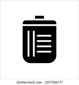 Icono de basura o imagen de logotipo para el sitio web. uso perfecto para web, pattem, diseño, etc.


