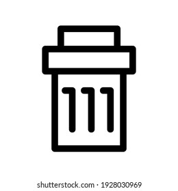 garbage icon or logo isolated sign symbol vector illustration - high quality black style vector icons
