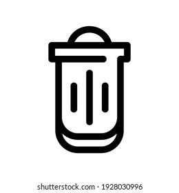 garbage icon or logo isolated sign symbol vector illustration - high quality black style vector icons
