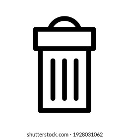 garbage icon or logo isolated sign symbol vector illustration - high quality black style vector icons

