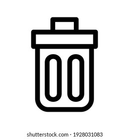 garbage icon or logo isolated sign symbol vector illustration - high quality black style vector icons
