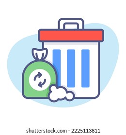 garbage icon Modern concepts design, Premium quality vector illustration concept. Vector symbol.