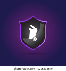 garbage icon for safety