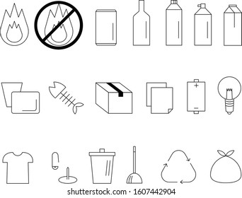 garbage icon simple black art