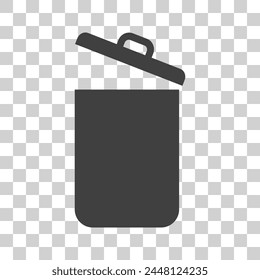 Garbage icon. Garbage symbol on white background