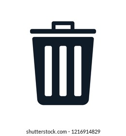 Garbage icon ,trash icon vector logo template