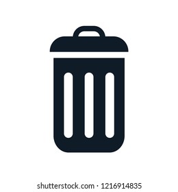 Garbage icon ,trash icon vector logo template