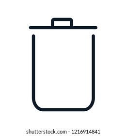 Garbage icon ,trash icon vector logo template