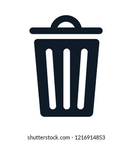 Garbage icon ,trash icon vector logo template
