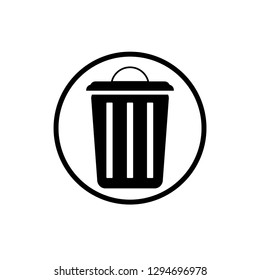 Garbage Icon Vector Stock Vector (Royalty Free) 1294696978 | Shutterstock