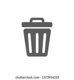 Garbage Icon Vector Stock Vector (Royalty Free) 1373954333