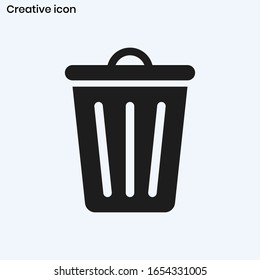 Garbage icon vector eps 10