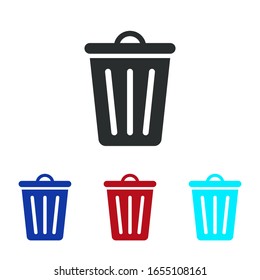 Garbage icon vector eps 10