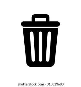 Garbage Icon . Vector illustration