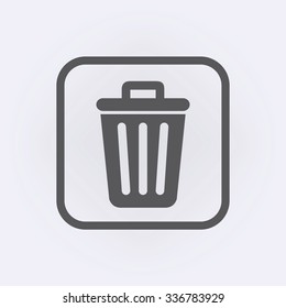 Garbage Icon. Vector illustration