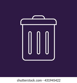 Garbage Icon. Vector illustration