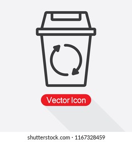 Garbage Icon Vector Illustration Eps10
