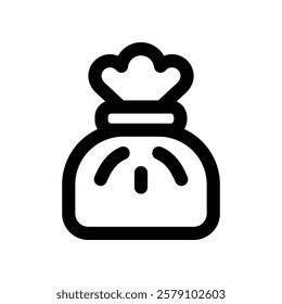 garbage icon. vector line icon for your website, mobile, presentation, and logo design.