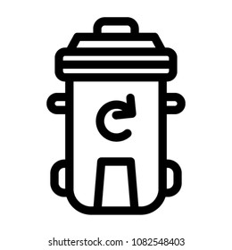 garbage icon vector pictogram mark symbol