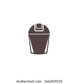 garbage icon vector sign isolated for graphic and web design. garbage symbol template color editable on white background.
