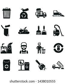
Garbage Icons vector symbol icon