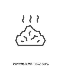 Garbage line icon