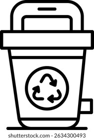 Basura Nuevo Vector de diseño de iconos creativos