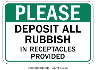 Firma y etiquetas de sólo basura