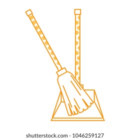garbage picker with broom