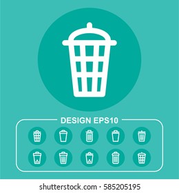 Garbage pictograph