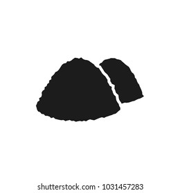 garbage pile vector icon