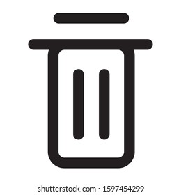 garbage pot waste isolated icon vector illustration design