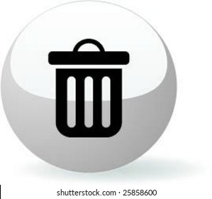 garbage recycle button