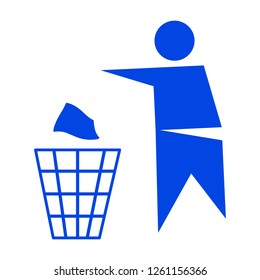 Garbage recycling icon
