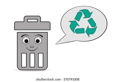 garbage recycling icon