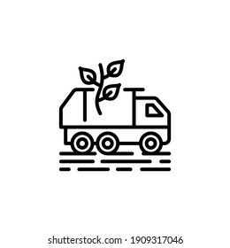 Garbage Recycling icon in vector. Logotype