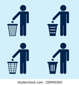 Garbage Recycling Sign