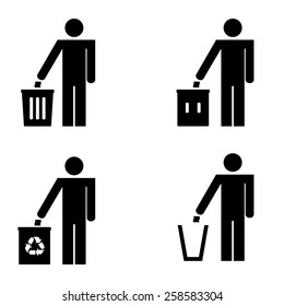 Garbage Recycling Sign