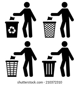 Garbage Recycling Trash Littering Symbol 