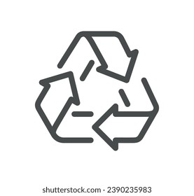 Garbage-bezogene Symbolumrandung und lineare Vektorgrafik.