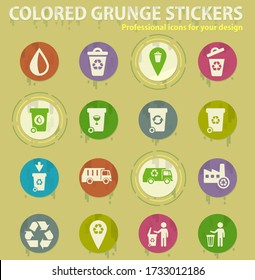 Garbage simply symbol for web icons and user interface