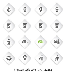 Garbage simply symbol for web icons and user interface