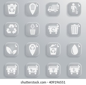 Garbage simply symbol for web icons and user interface