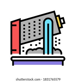garbage sorting equipment color icon vector. garbage sorting equipment sign. isolated symbol illustration